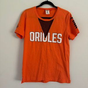 Victoria's Secret PINK MLB Orioles Tee Shirt Size Extra Small